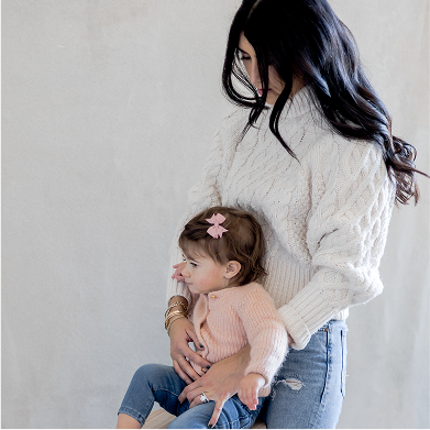 Mother with kids