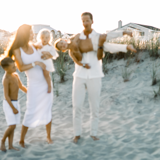 Happy beach moments